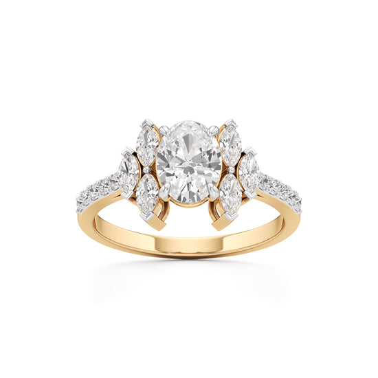 Seraphina Regal Cluster Ring