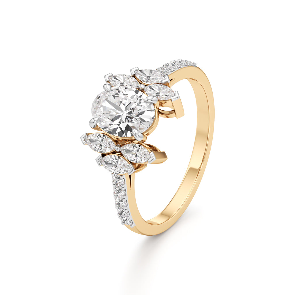 Seraphina Regal Cluster Ring