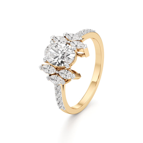 Seraphina Regal Cluster Ring