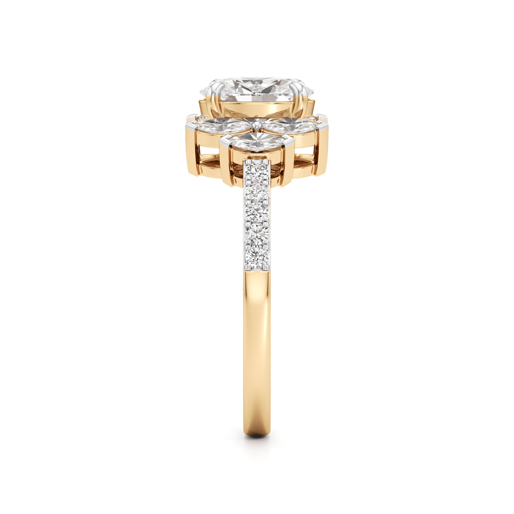 Seraphina Regal Cluster Ring
