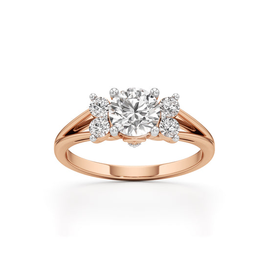 Aurora Halo Blossom Ring