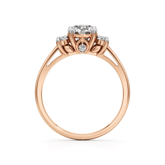 Aurora Halo Blossom Ring