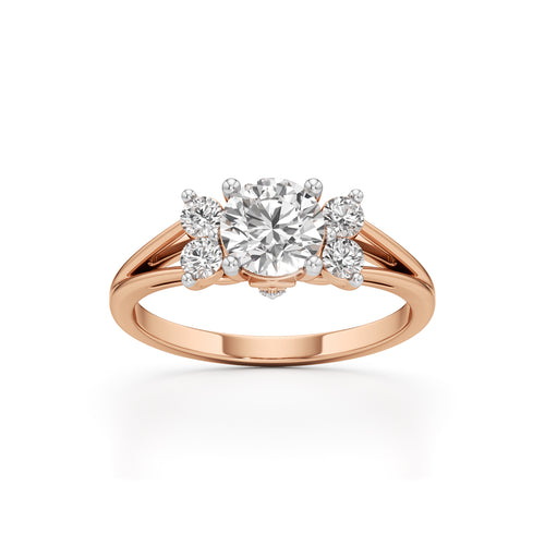 Aurora Halo Blossom Ring