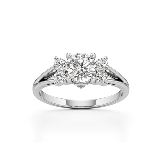 Aurora Halo Blossom Ring