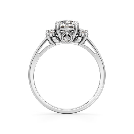 Aurora Halo Blossom Ring