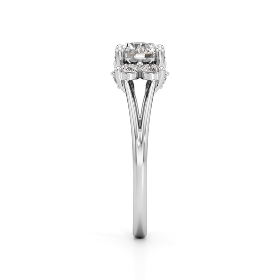 Aurora Halo Blossom Ring