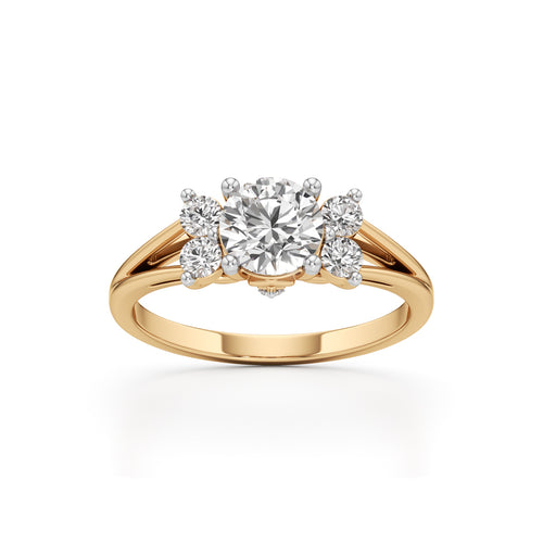 Aurora Halo Blossom Ring
