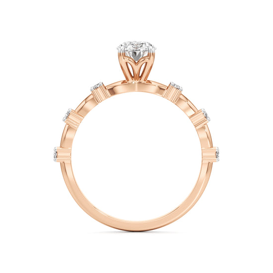 0.75Ct Oval Shape Everyday Wear Fashion