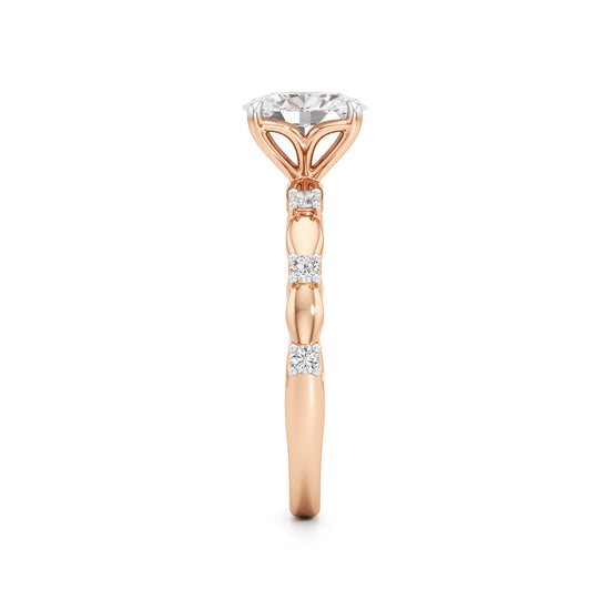 075Ct Oval Shape Everyday Wear Fashion
