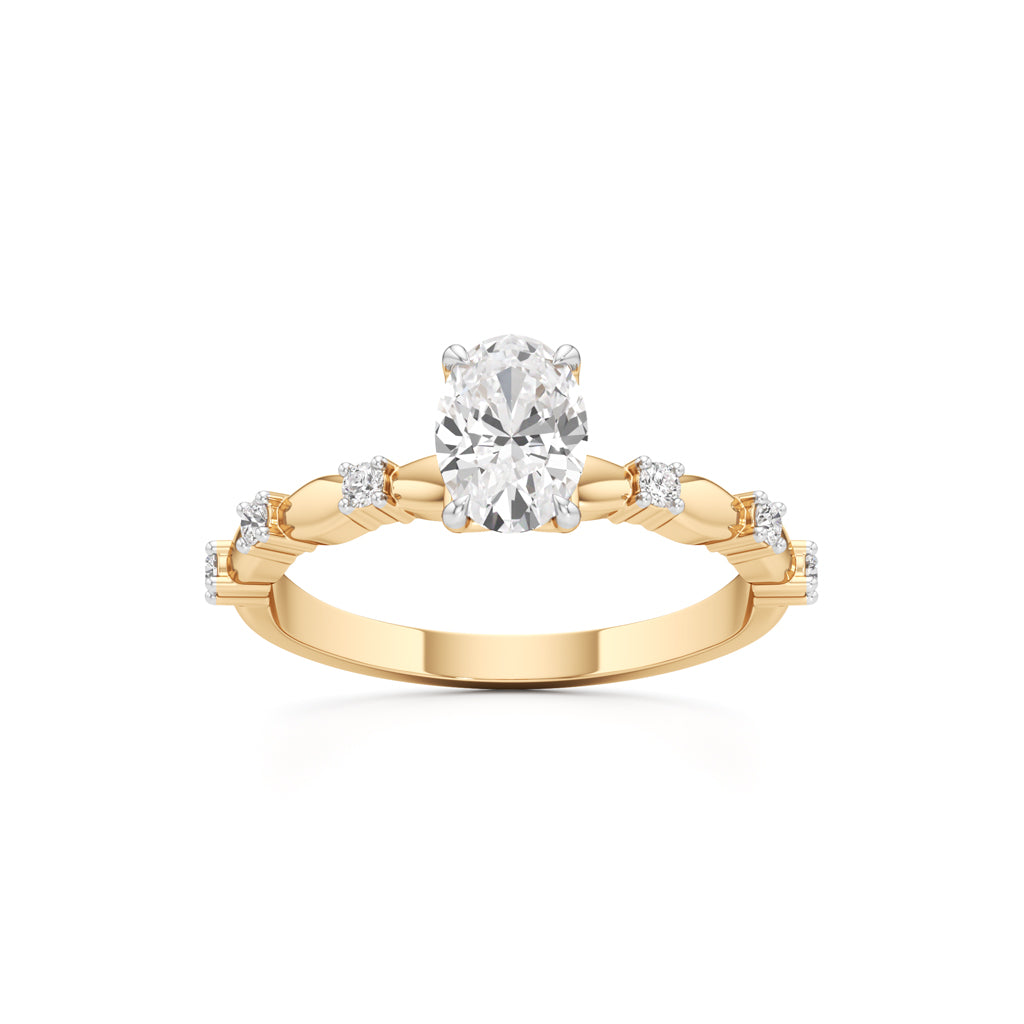 075Ct Oval Shape Everyday Wear Fashion