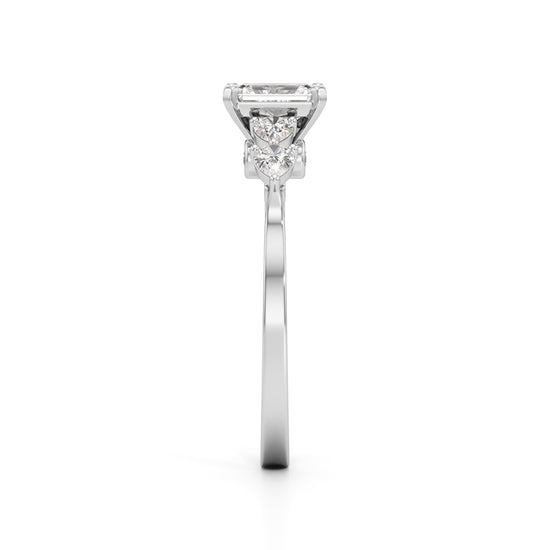 Regal Harmony Emerald Ring