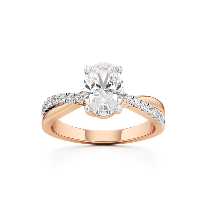 Celeste Oval Solitaire Ring