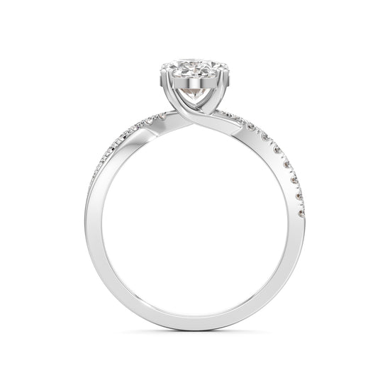 Celeste Oval Solitaire Ring
