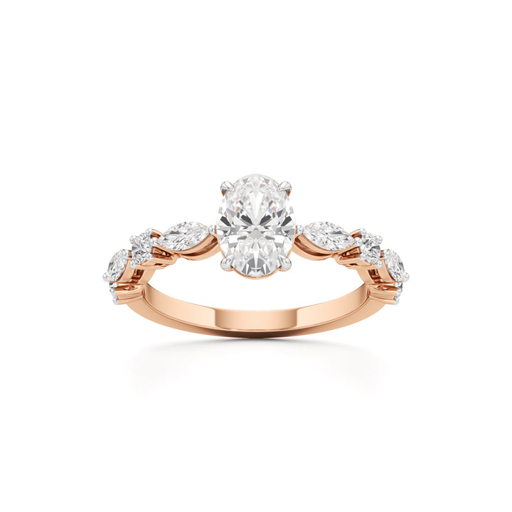 Aurora Oval Harmony Ring
