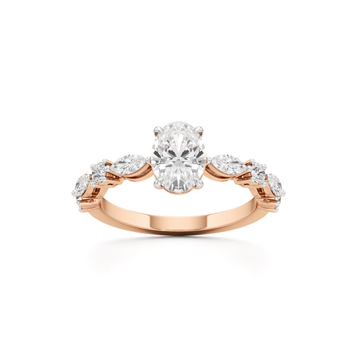 Aurora Oval Harmony Ring