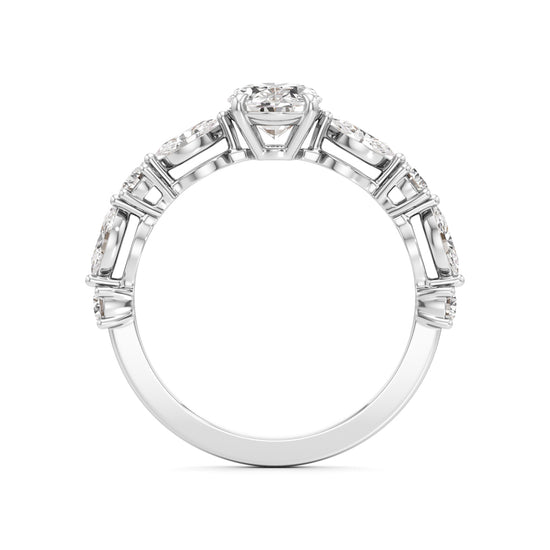 Aurora Oval Harmony Ring