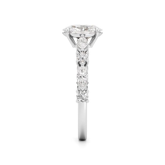 Aurora Oval Harmony Ring