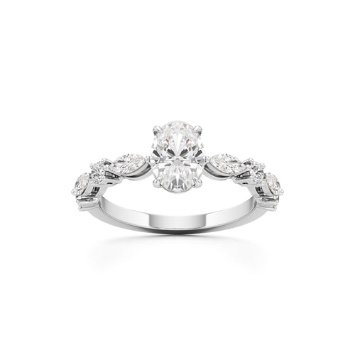 Aurora Oval Harmony Ring