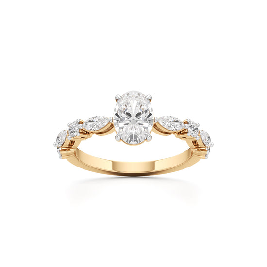 Aurora Oval Harmony Ring