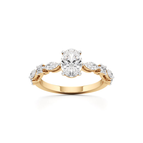 Aurora Oval Harmony Ring