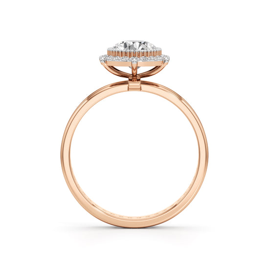 Celestia Double Halo Bridal Ring