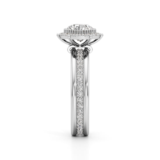 Celestia Double Halo Bridal Ring