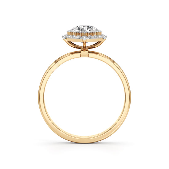 Celestia Double Halo Bridal Ring