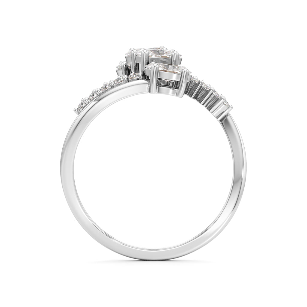 Celestial Cascade Diamond Ring