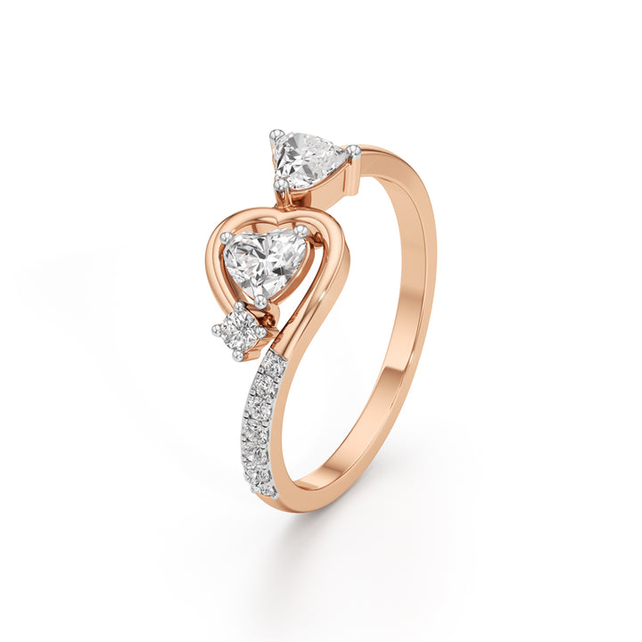 Eternal Embrace Heart Diamond Ring