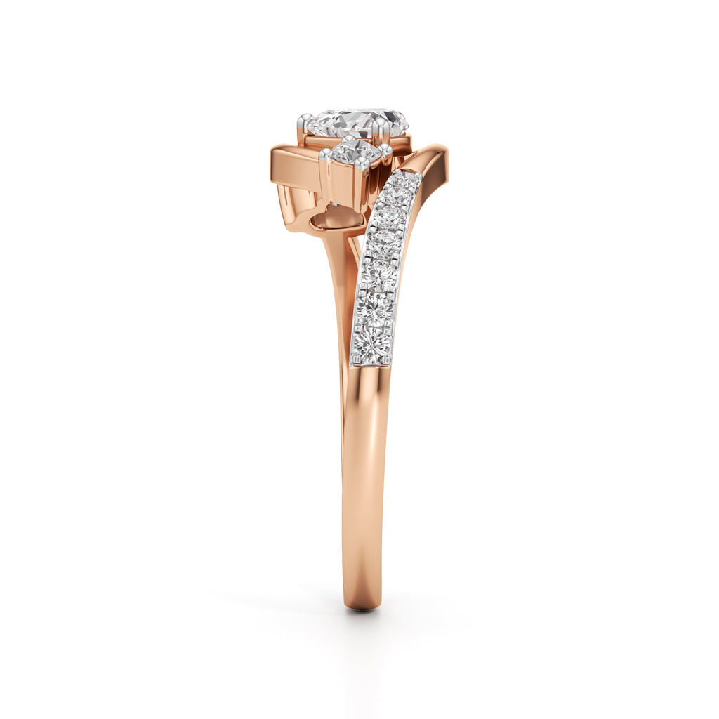 Eternal Embrace Heart Diamond Ring