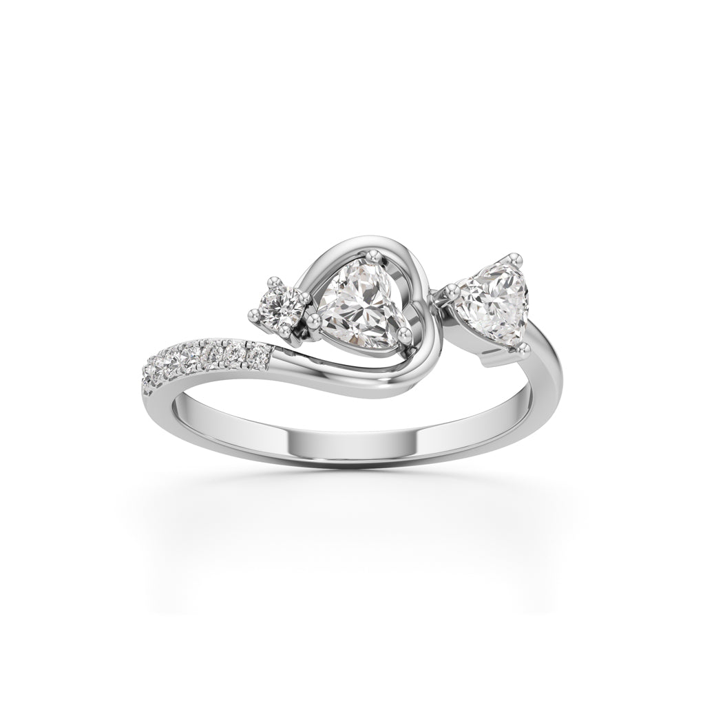 Eternal Embrace Heart Diamond Ring