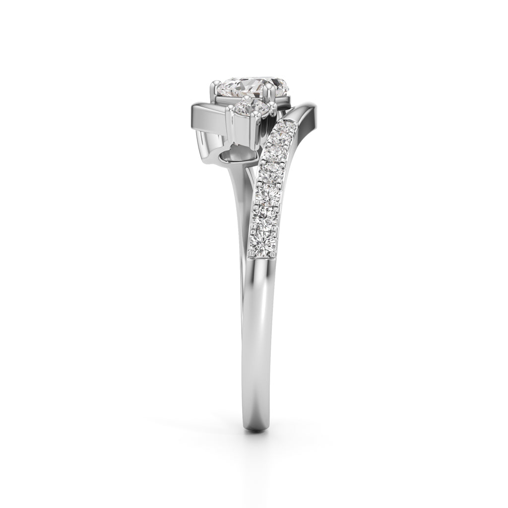 Eternal Embrace Heart Diamond Ring