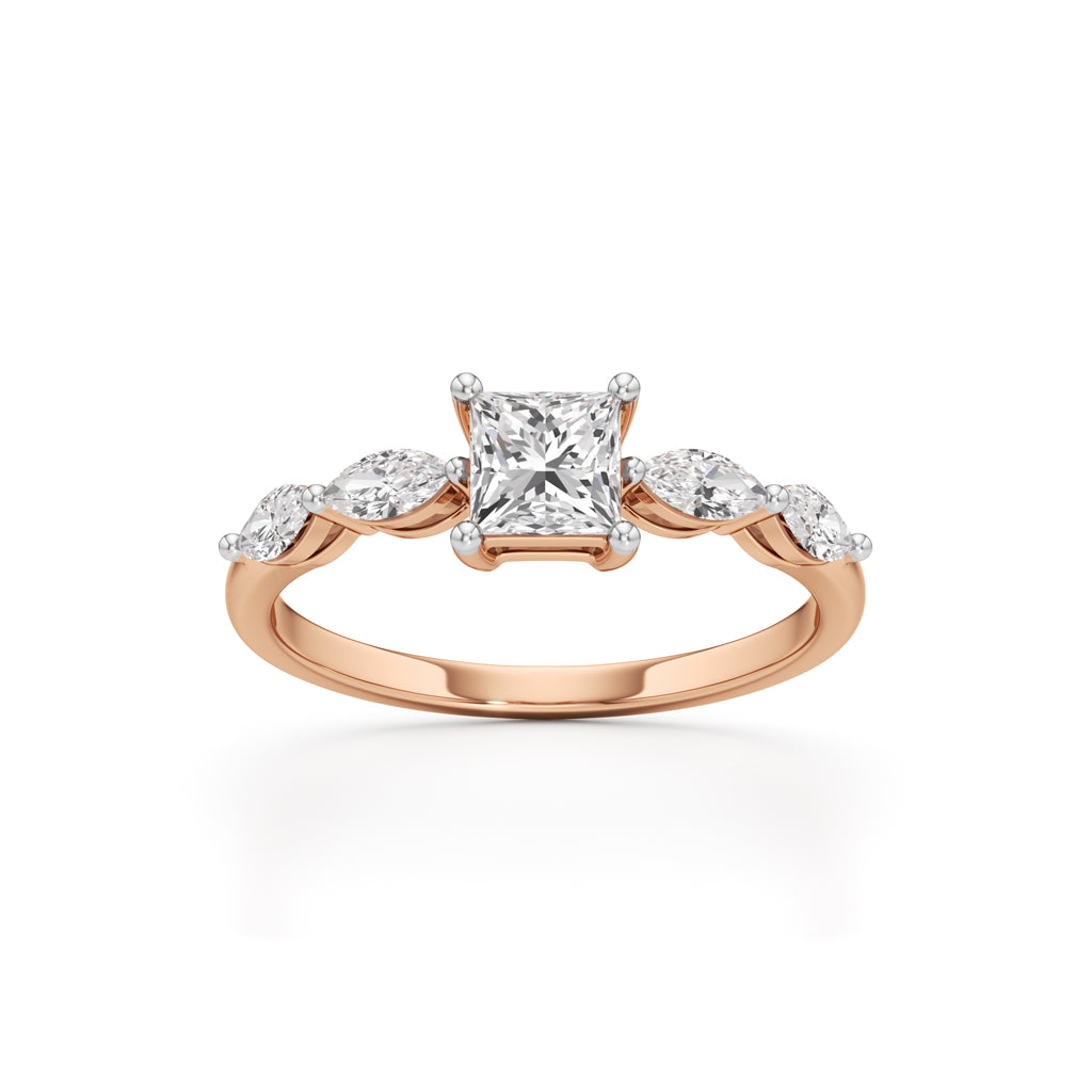 Radiant Royale Marquise Diamond Ring