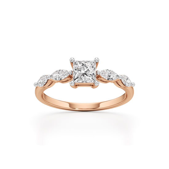Radiant Royale Marquise Diamond Ring