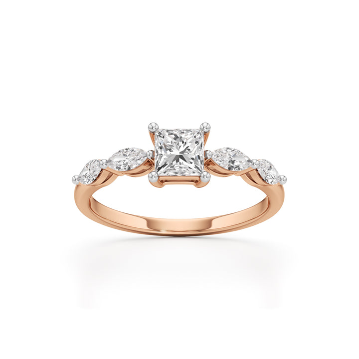 Radiant Royale Marquise Diamond Ring