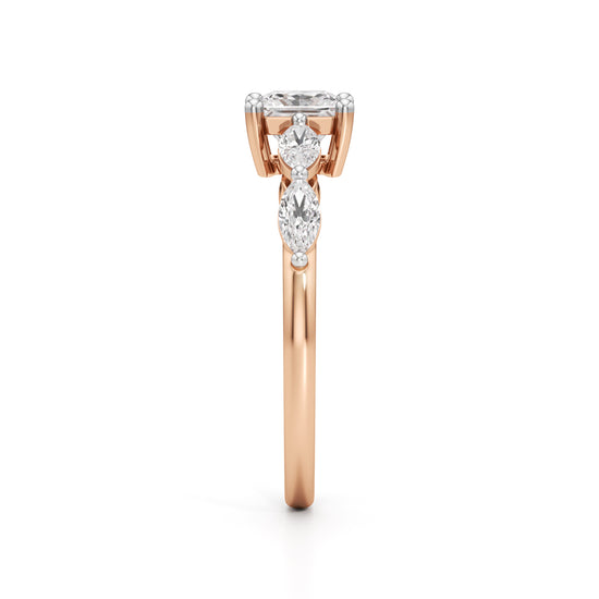 Radiant Royale Marquise Diamond Ring