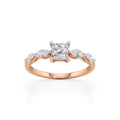 Radiant Royale Marquise Diamond Ring