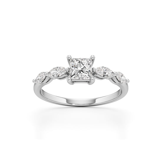 Radiant Royale Marquise Diamond Ring