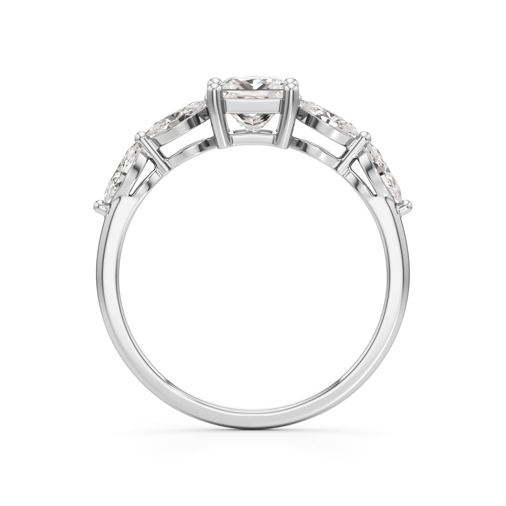 Radiant Royale Marquise Diamond Ring