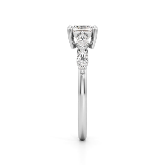Radiant Royale Marquise Diamond Ring