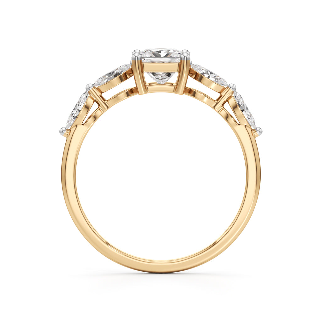 Radiant Royale Marquise Diamond Ring