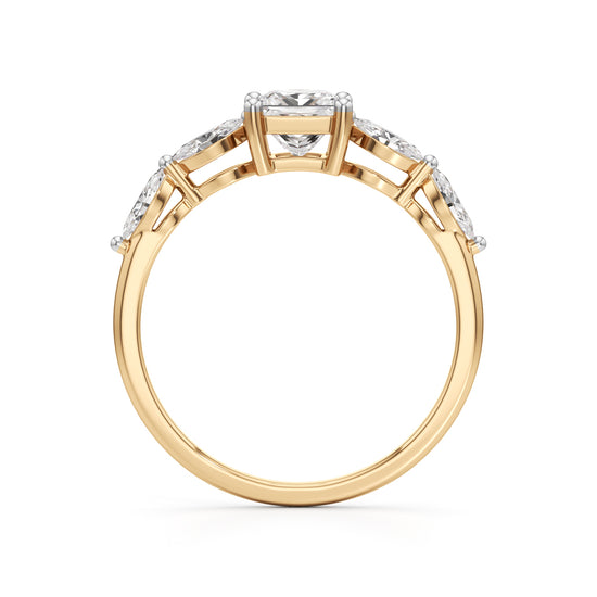 Radiant Royale Marquise Diamond Ring