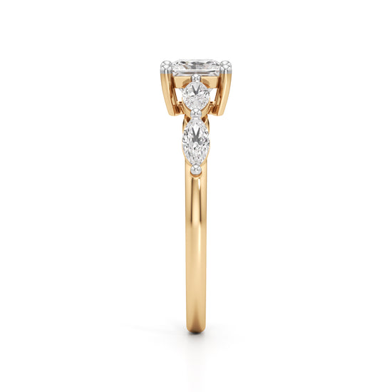 Radiant Royale Marquise Diamond Ring