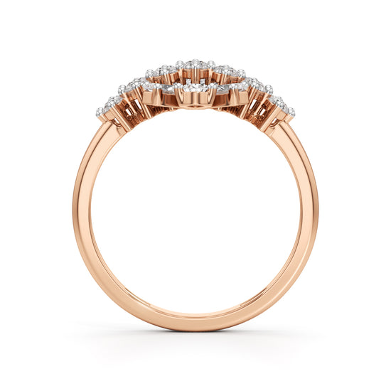 Majestic Bloom Diamond Statement Ring