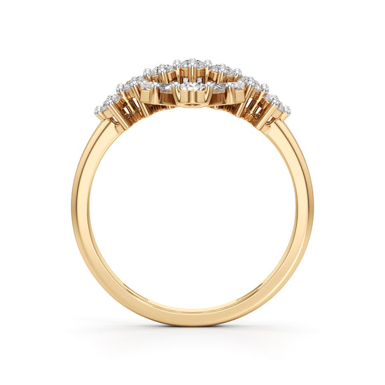 Majestic Bloom Diamond Statement Ring