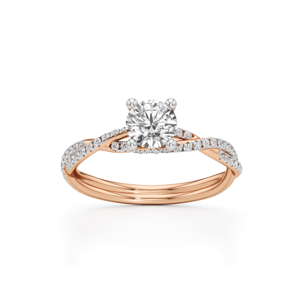 Twiluxe Embrace Solitaire Ring