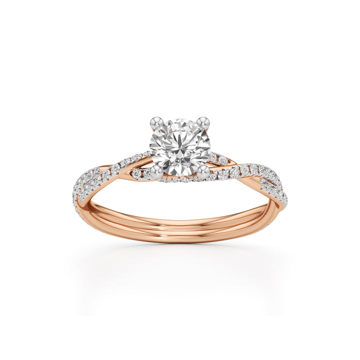 Twiluxe Embrace Solitaire Ring
