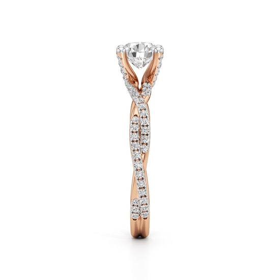 Twiluxe Embrace Solitaire Ring