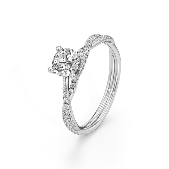 Twiluxe Embrace Solitaire Ring