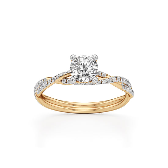 Twiluxe Embrace Solitaire Ring